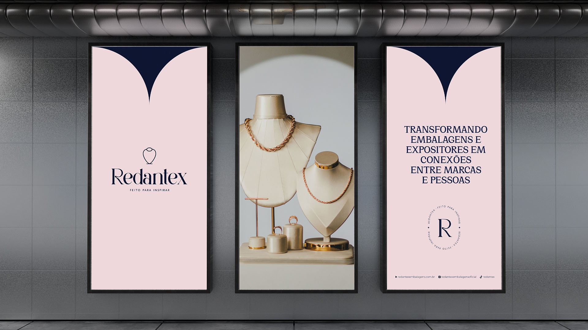 Projeto BOX90 para Redantex — Branding e identidade visual