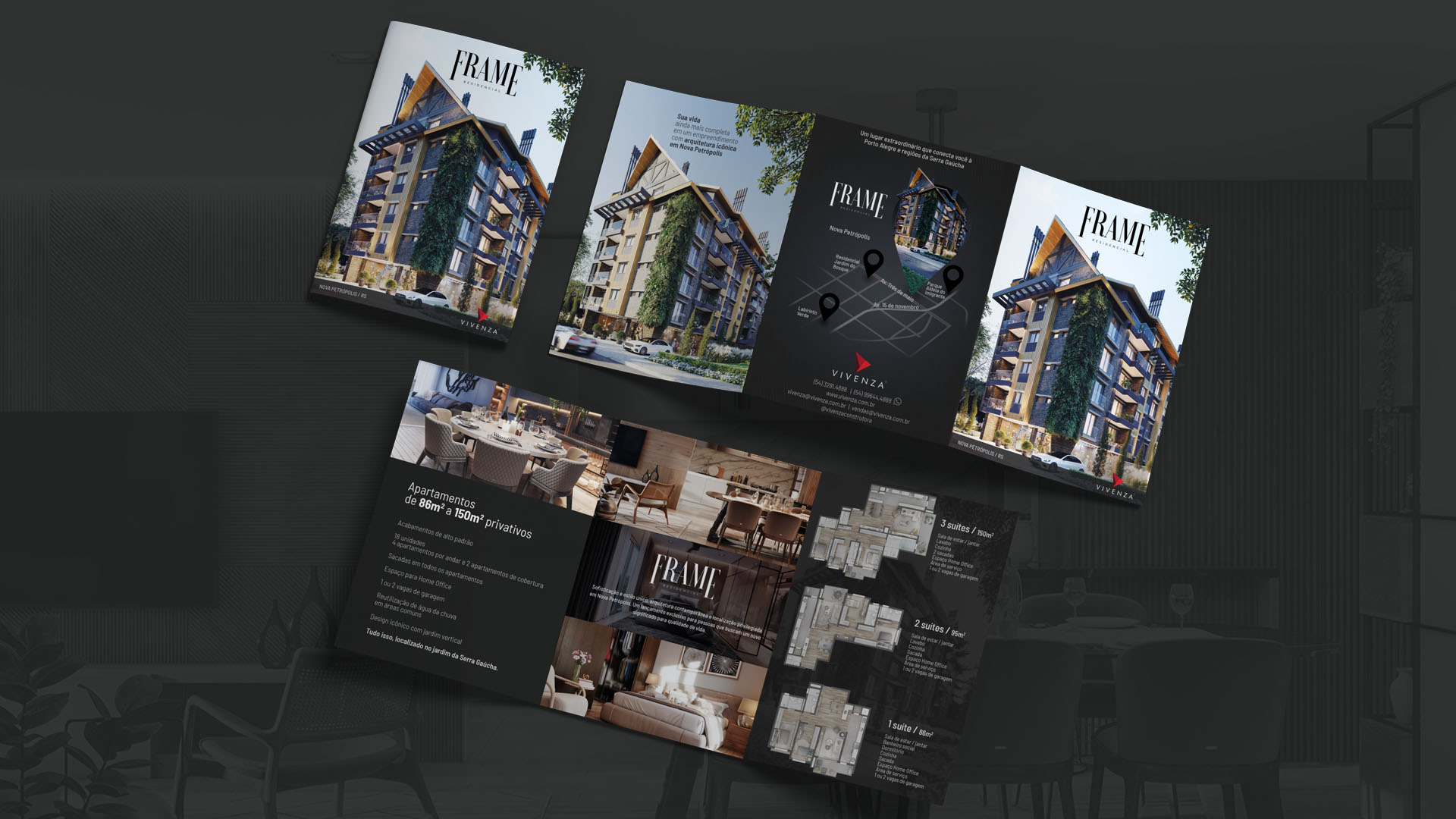 Projeto BOX90 para Vivenza Construtora — Identidade visual e redes sociais